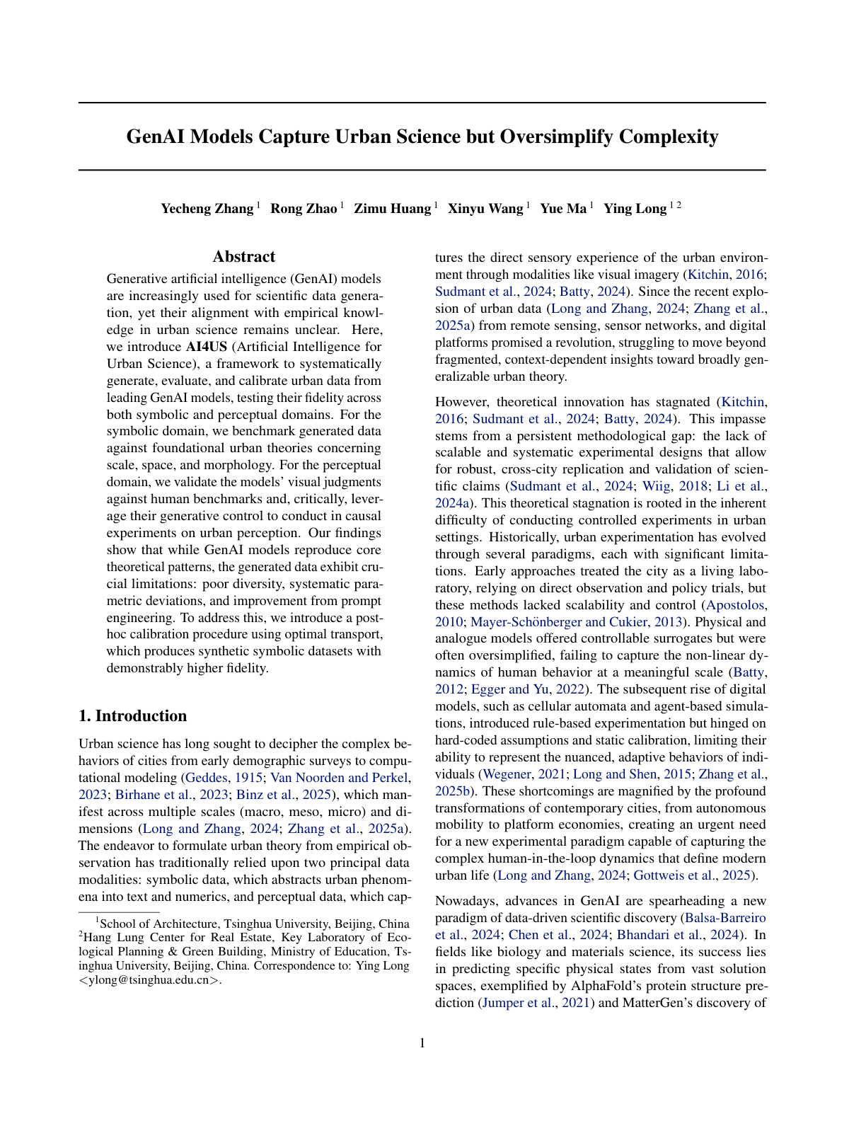 AI4UrbanScience research overview